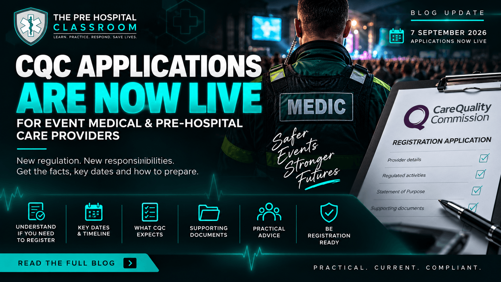 CQC Applications Are Now LIVE for Event Medical Providers: What You Need to Know